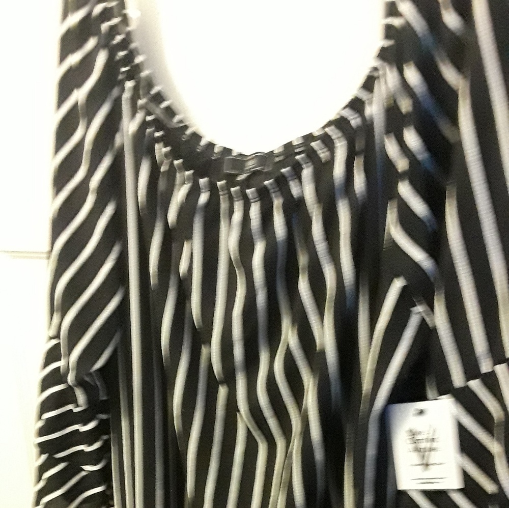 NEW Black and white dress off the shoulder